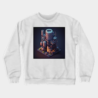 My small worlds : Nuclear reactor Crewneck Sweatshirt